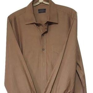 Club Room Men's Long Sleeve Button Up Size 16 1/2 Dress Shirt #D301
